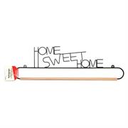 Quilt Hanger, Black, 20" Wire, Home Sweet Home
